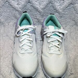 Timberland PRO 455 Women's White and Mint Sneakers Composite Safety Toe.